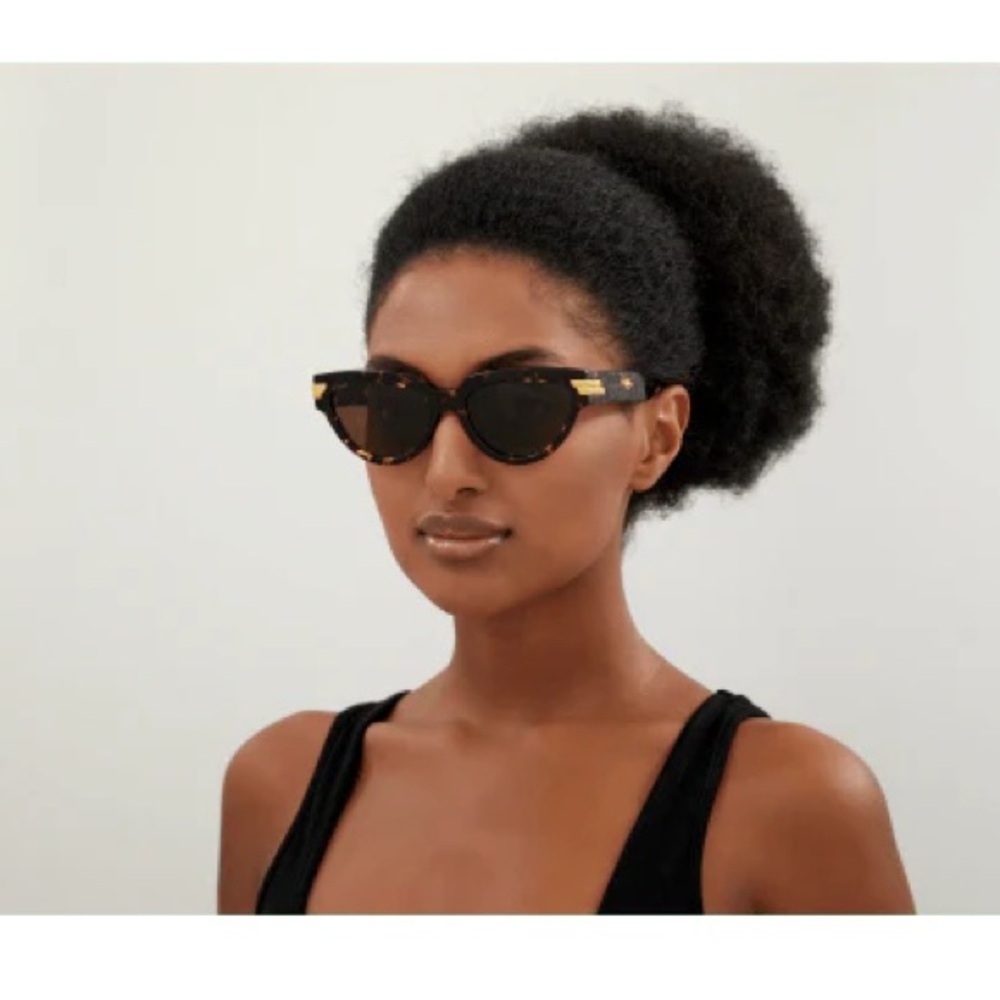 Bottega Veneta Cat Eye Sunglasses - BV1035S-002 - Picture 2 of 9